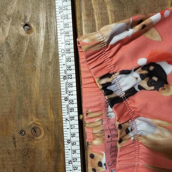 Sugar High Multi-Color Pet Print Pajama Pants - Picture 8 of 9